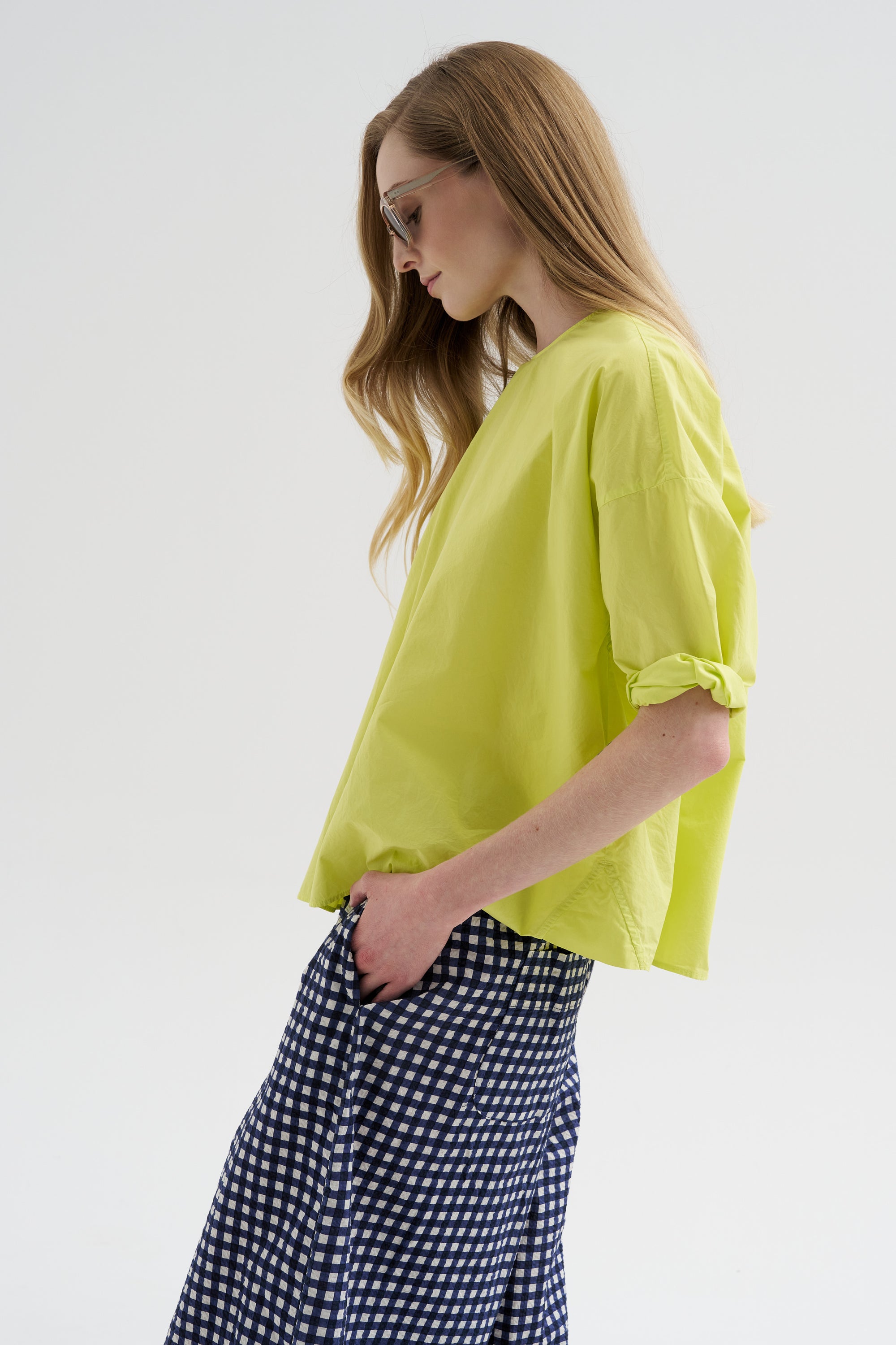 Gaul Pant, Blue Gingham