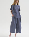 Weill Blouse, Blue Gingham