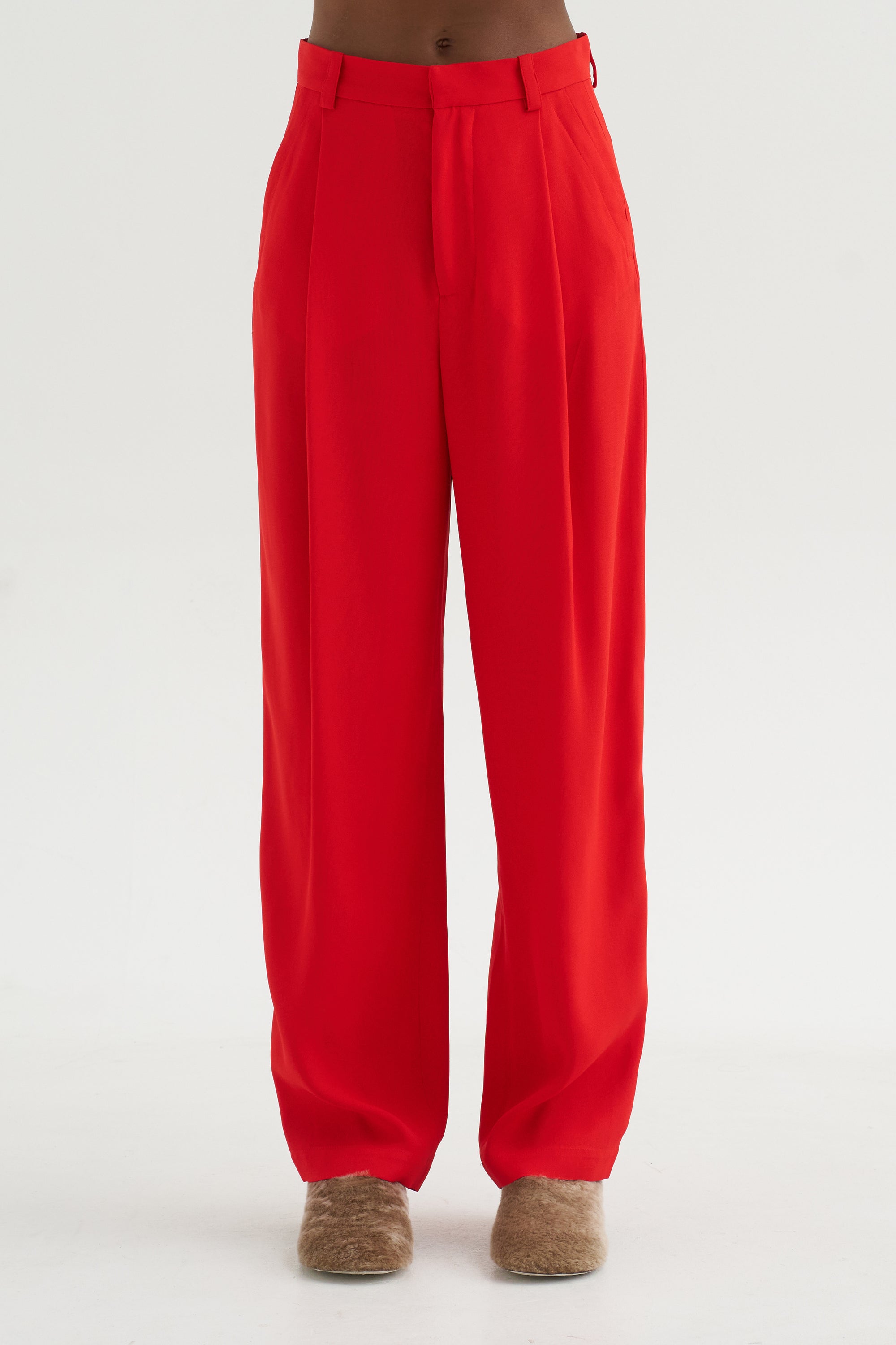 Trouser Pants, Solar Red