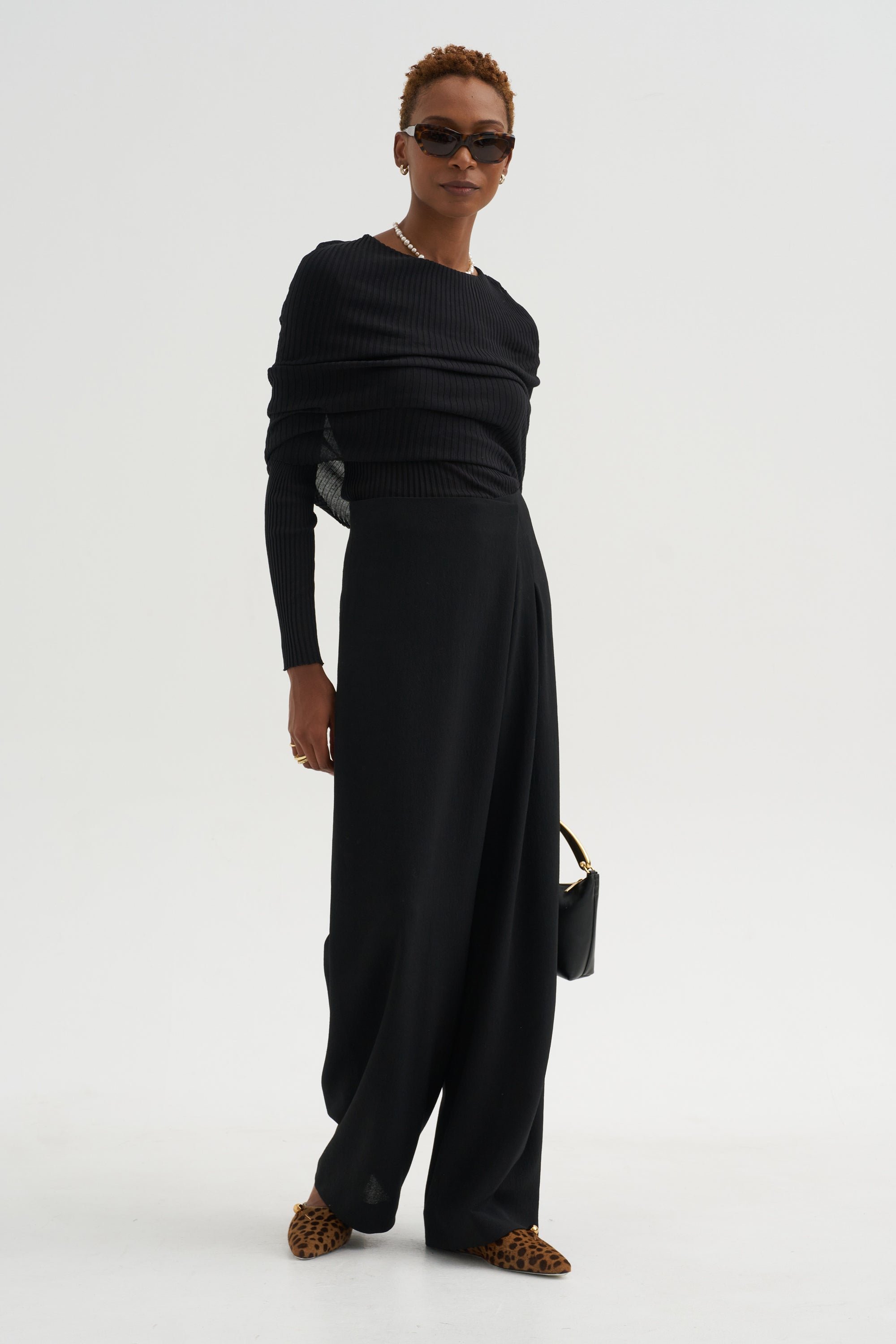 Crossover Pants, Black
