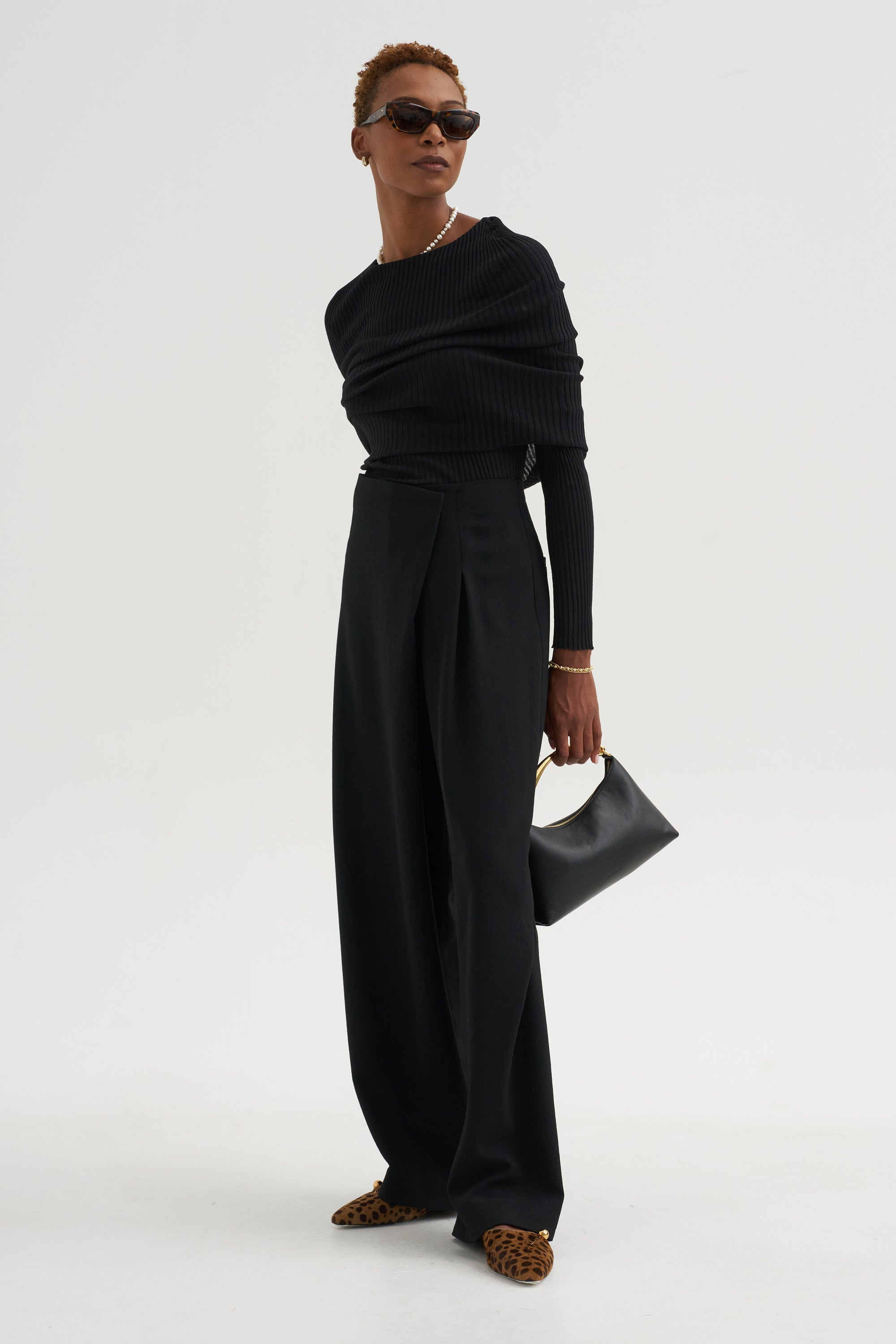 Crossover Pants, Black