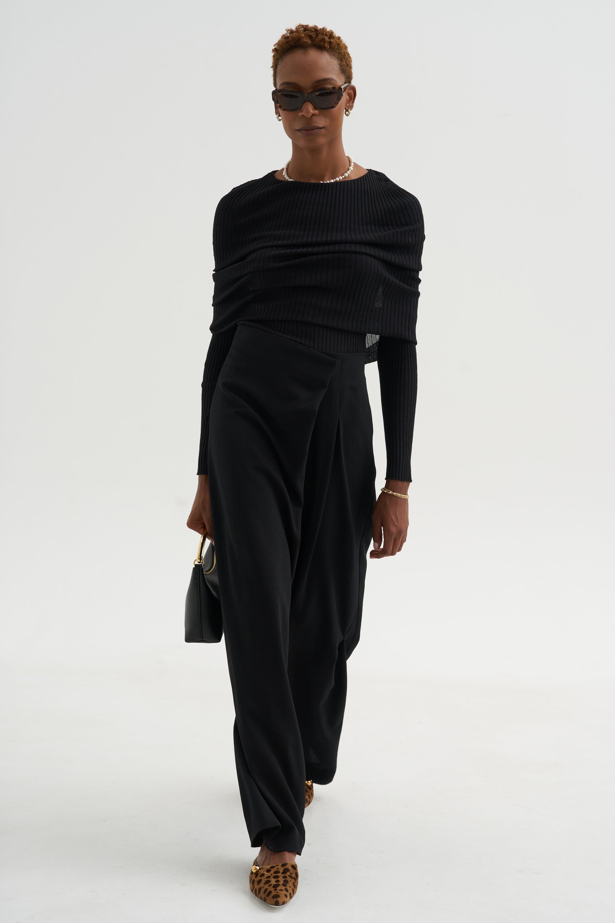 Crossover Pants, Black