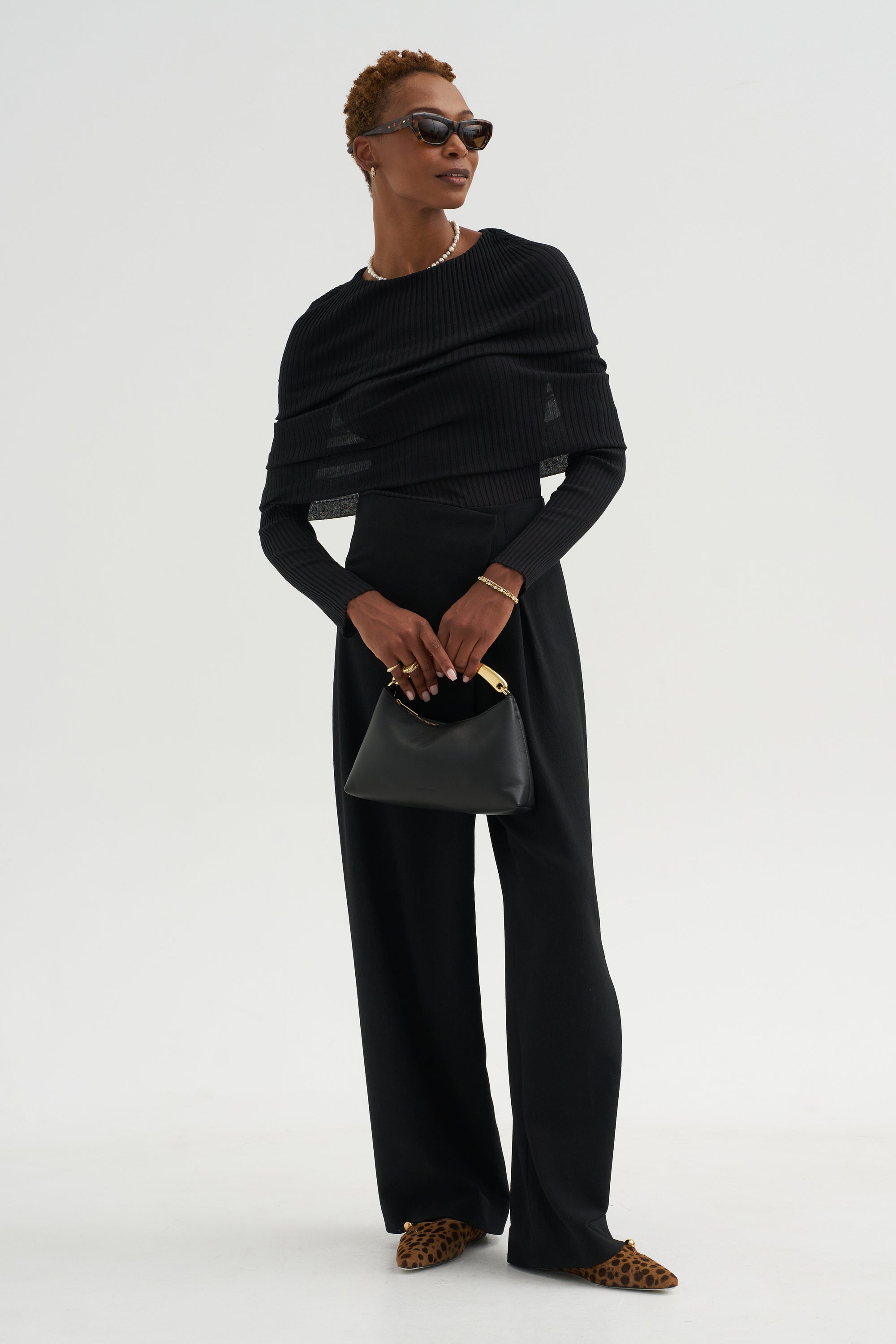 Crossover Pants, Black