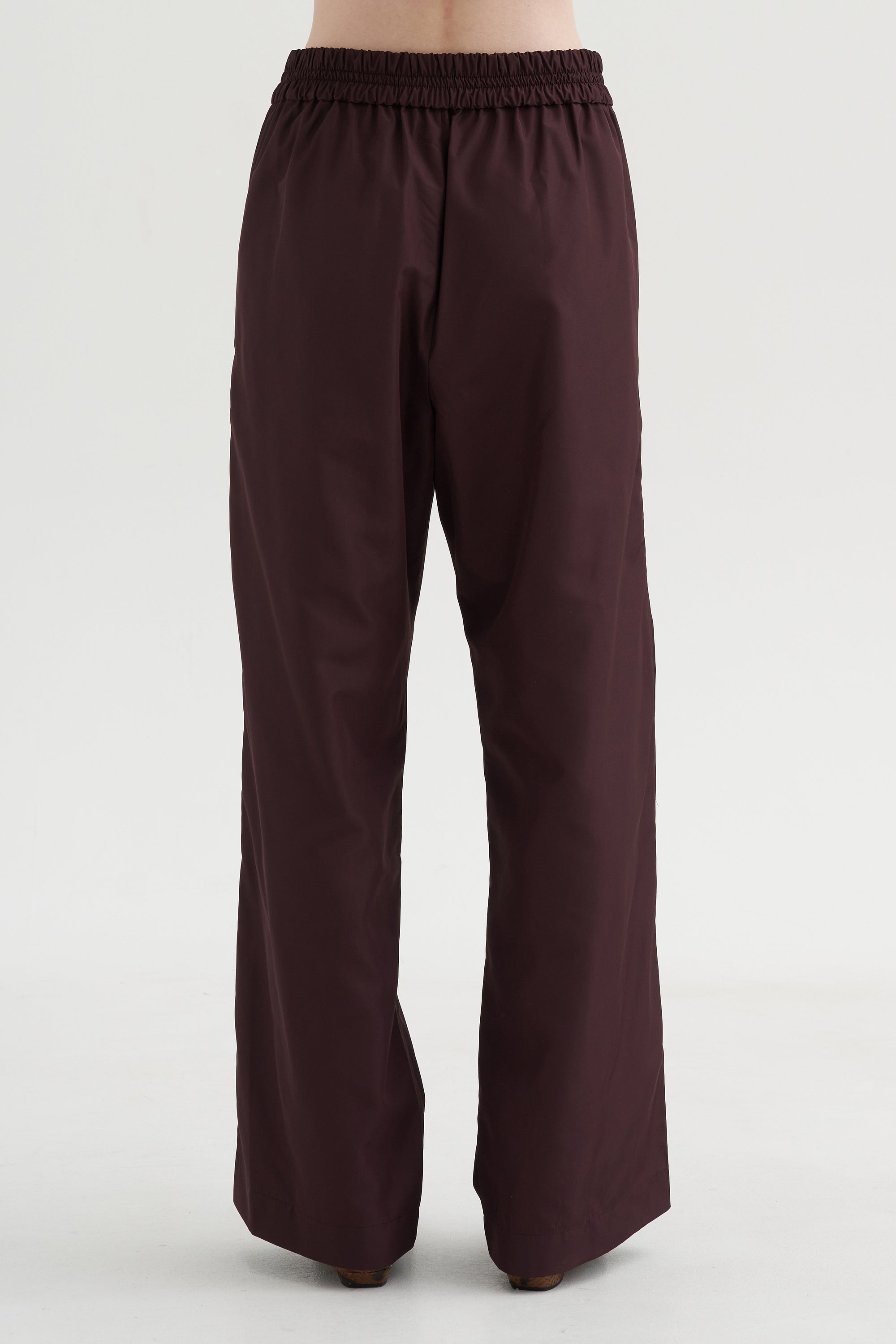 Wide Leg Pants, Plum