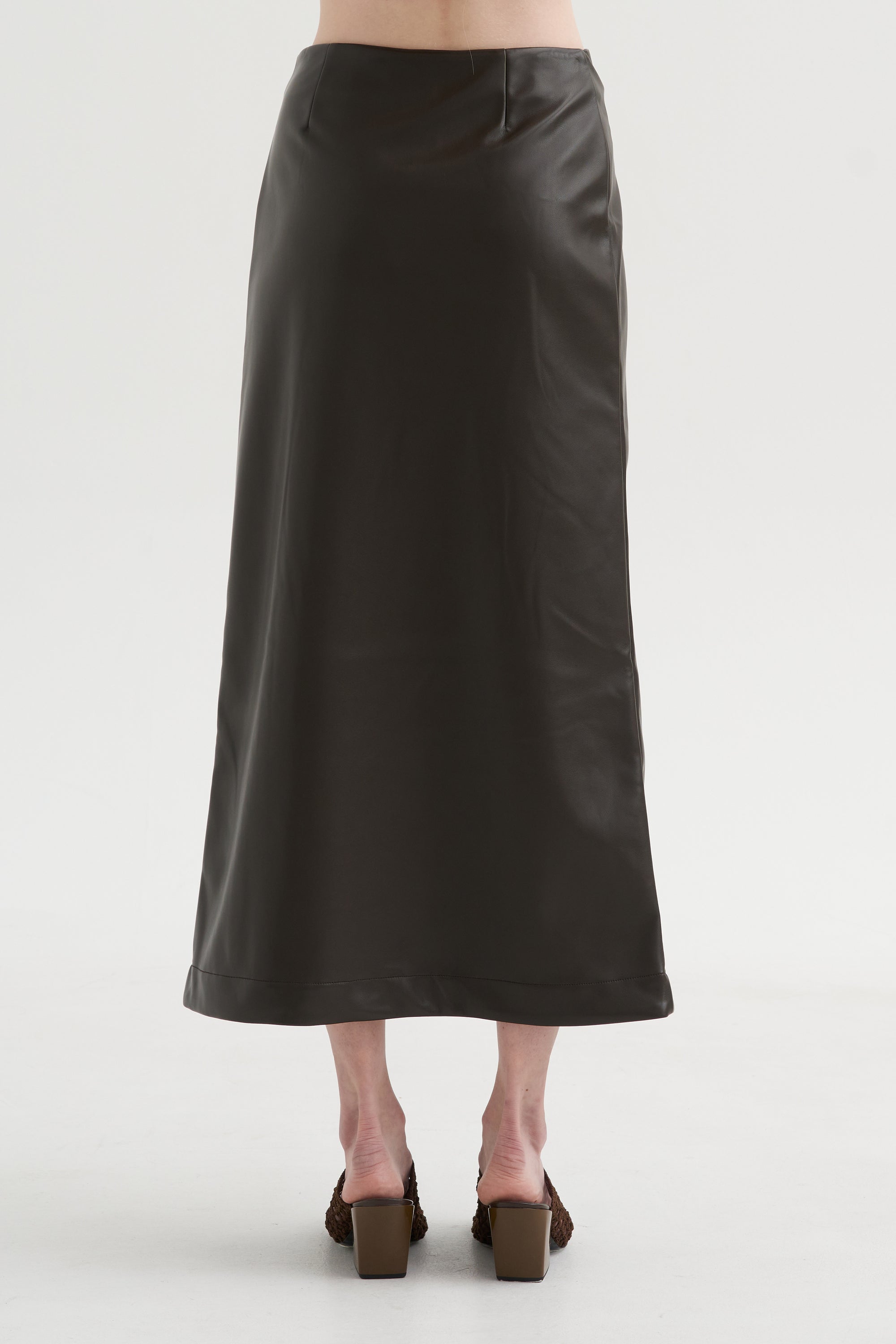 Midi Skirt, Taupe