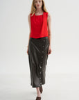 Midi Skirt, Taupe