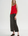 Midi Skirt, Taupe
