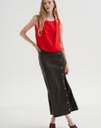 Midi Skirt, Taupe