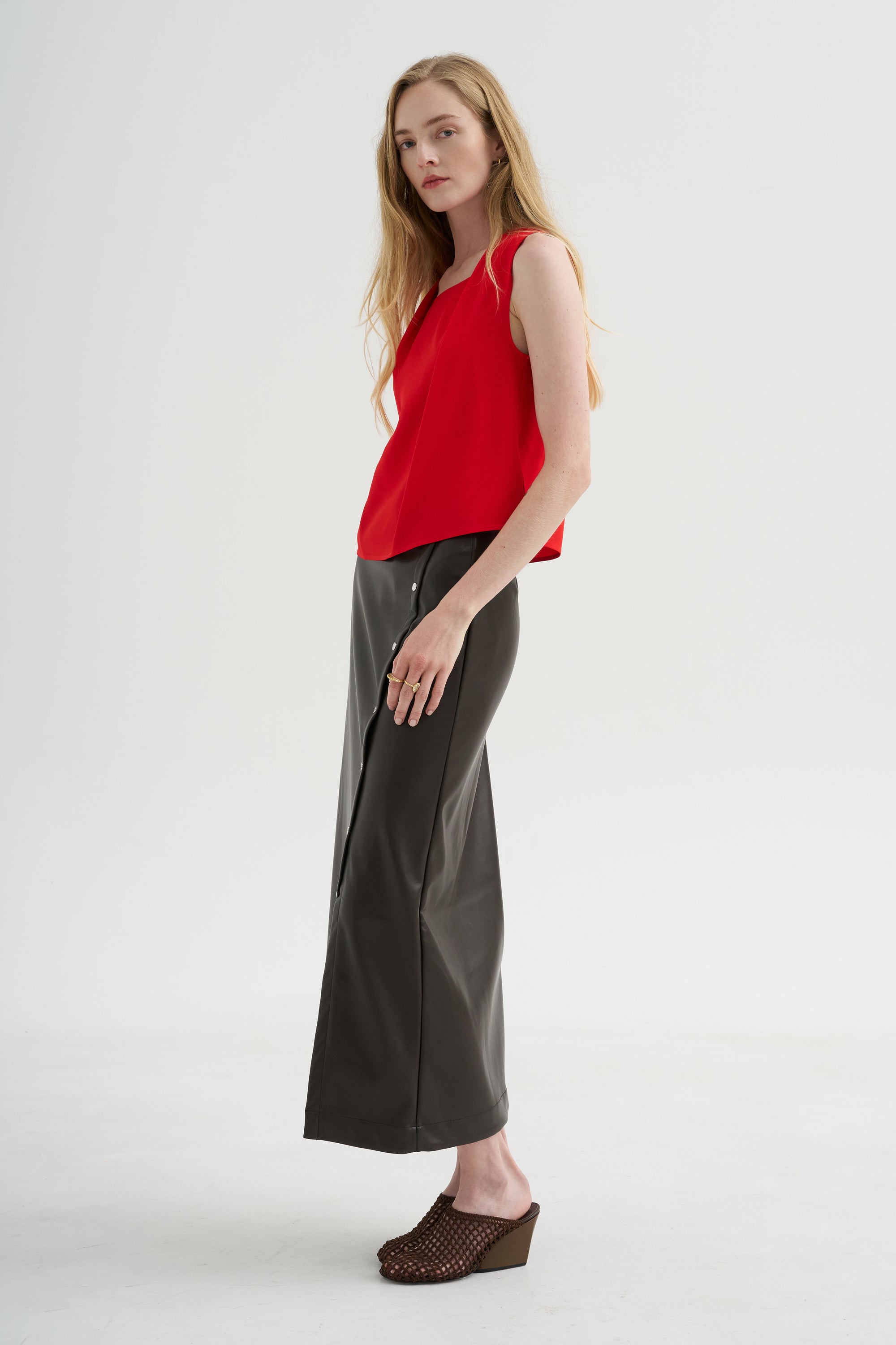 Midi Skirt, Taupe