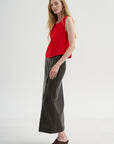 Midi Skirt, Taupe