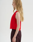 Sleeveless Top, Solar Red
