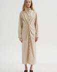 Long Sleeve Dress, Sand