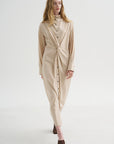 Long Sleeve Dress, Sand
