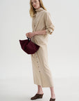 Long Sleeve Dress, Sand