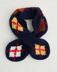 Argyle Bowtie Scarf, Midnight Combo
