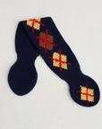 Argyle Bowtie Scarf, Midnight Combo