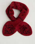 Bandana Bowtie Scarf, Carmine