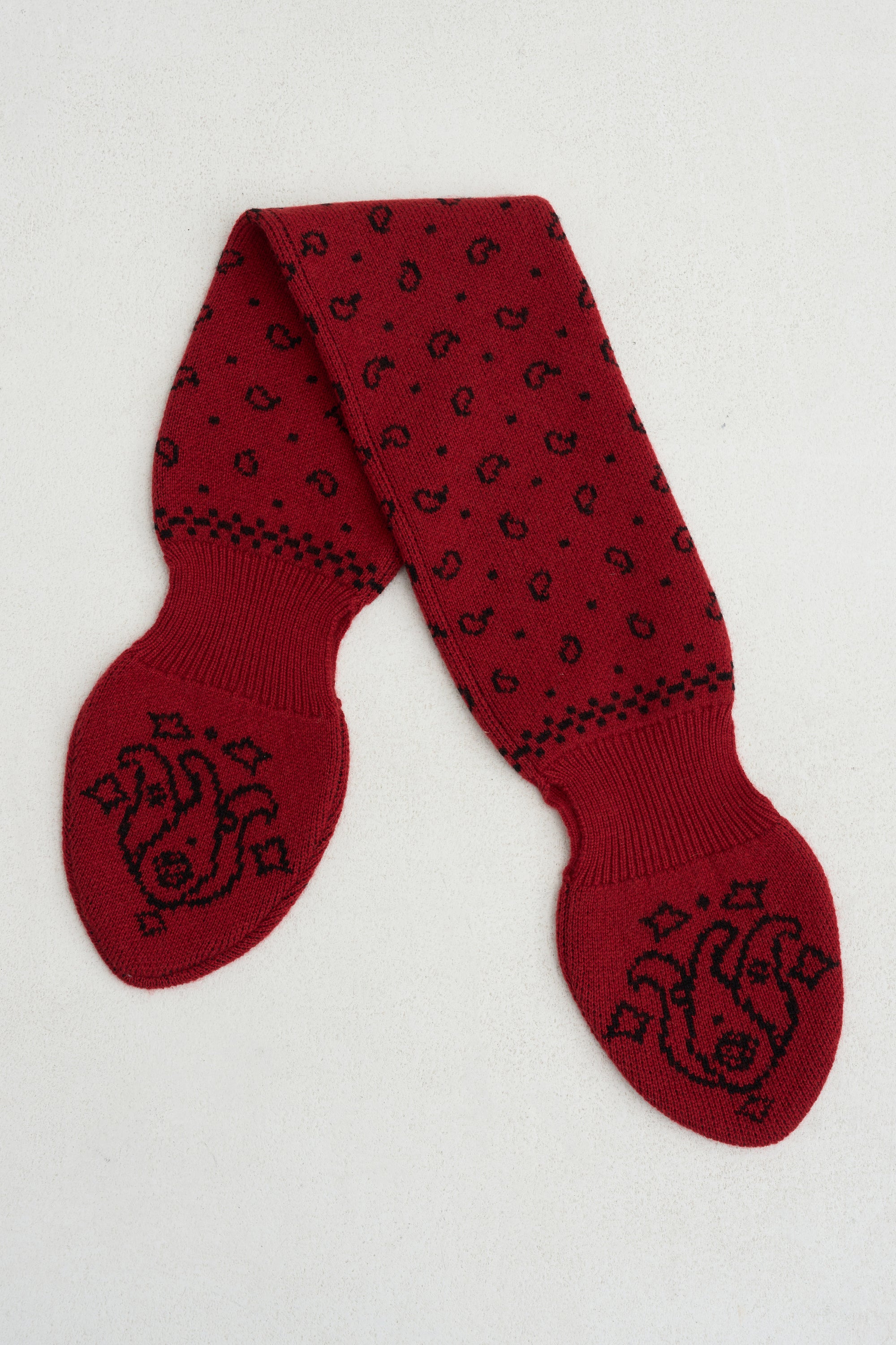 Bandana Bowtie Scarf, Carmine