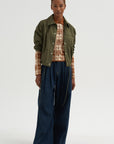 Plaid Elle Shirt, Burnt Sienna & Sandstone