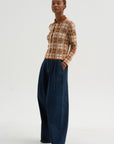 Plaid Elle Shirt, Burnt Sienna & Sandstone