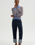 Track Polo, Delft Blue Combo