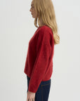 Grizzly Double V Sweater, Carmine