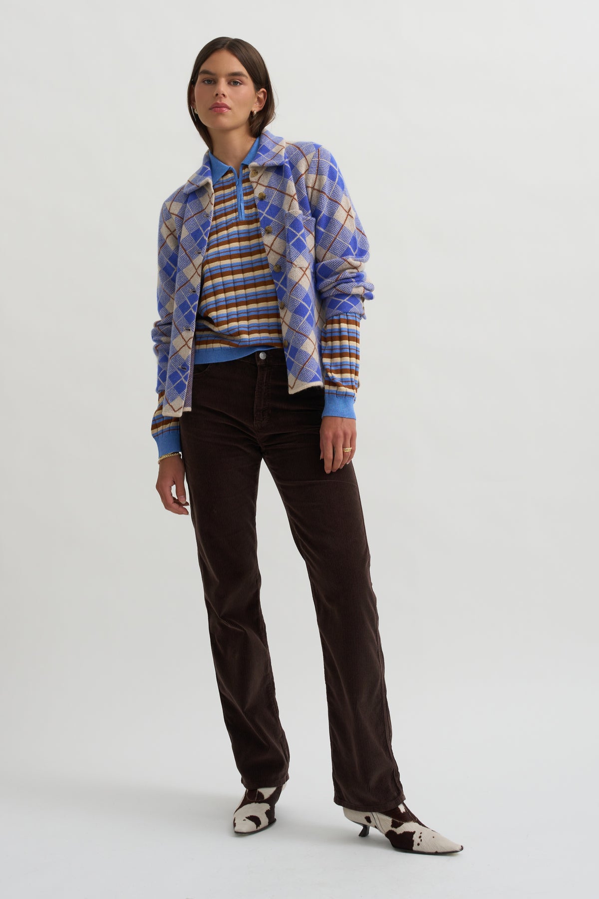Dylan Plaid Shirt, Reservoir Combo