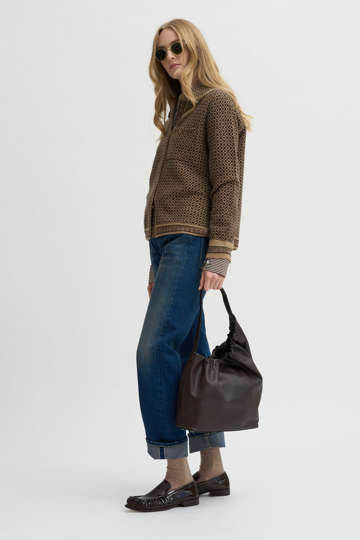 Dylan Marquise Shirt, Cocoa Combo