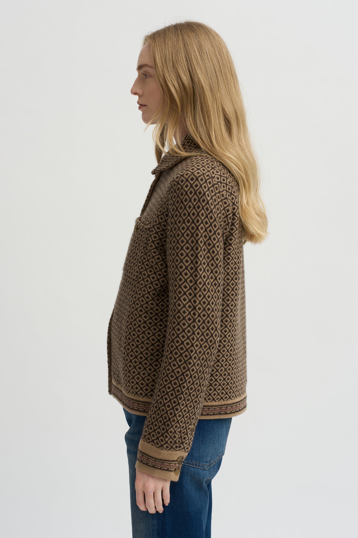Dylan Marquise Shirt, Cocoa Combo