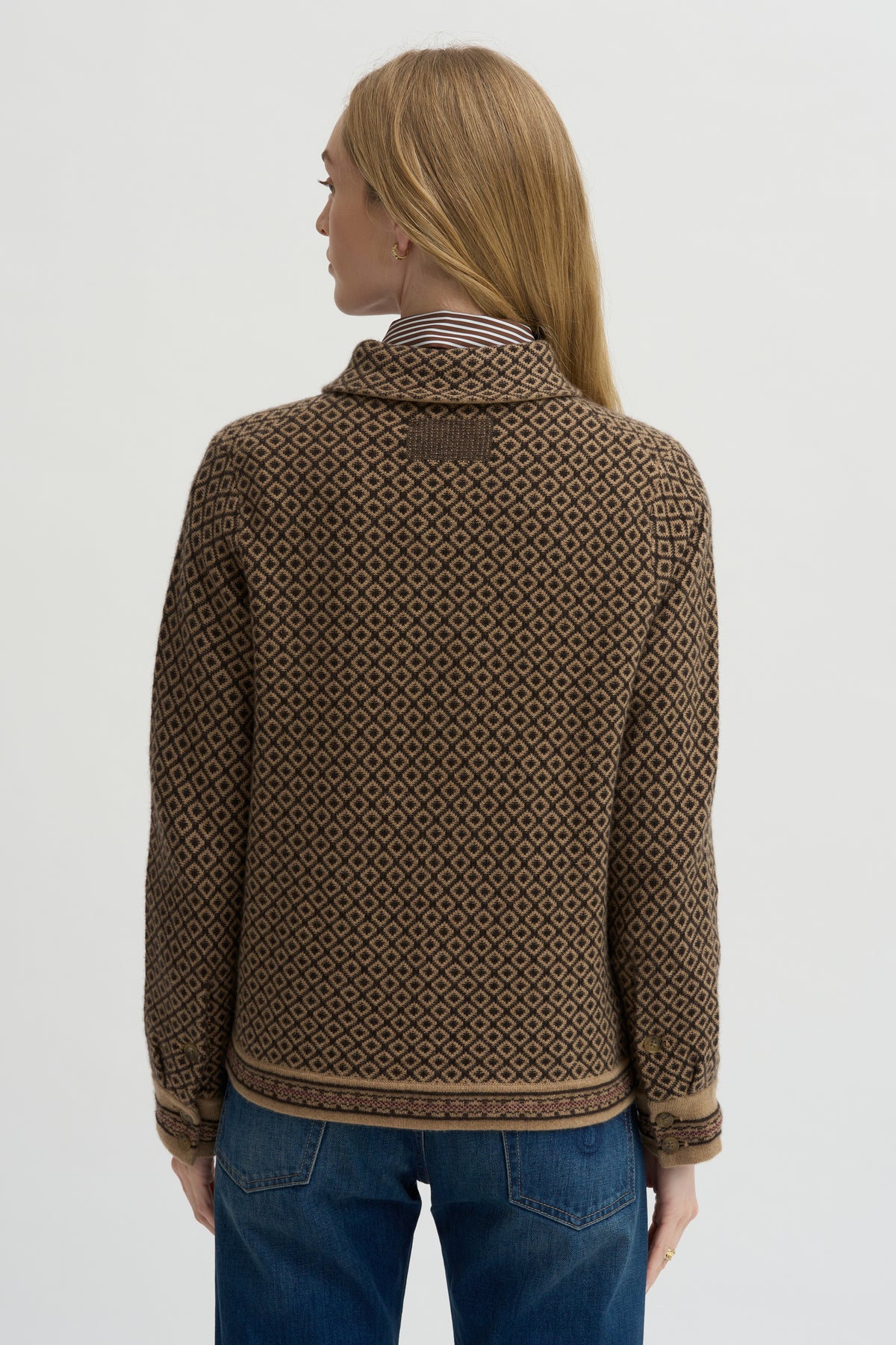 Dylan Marquise Shirt, Cocoa Combo