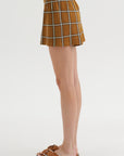 Picnic Plaid Short, Suede Combo