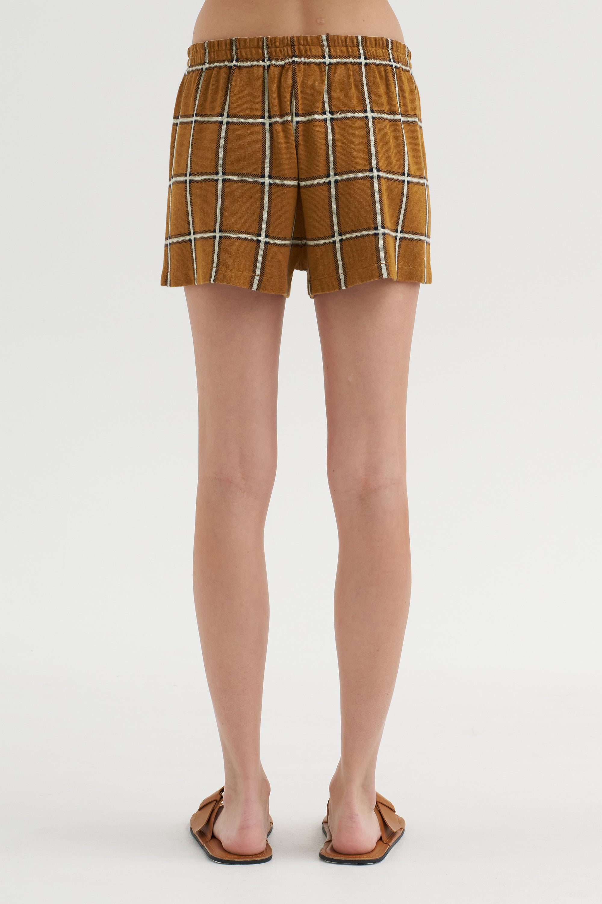 Picnic Plaid Short, Suede Combo