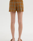 Picnic Plaid Short, Suede Combo
