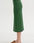 Gingham Long Skirt