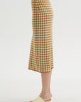 Gingham Long Skirt