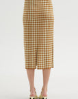 Gingham Long Skirt