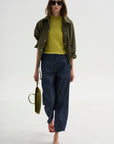 Smocked Shrunken Polo, Evoo & Butter