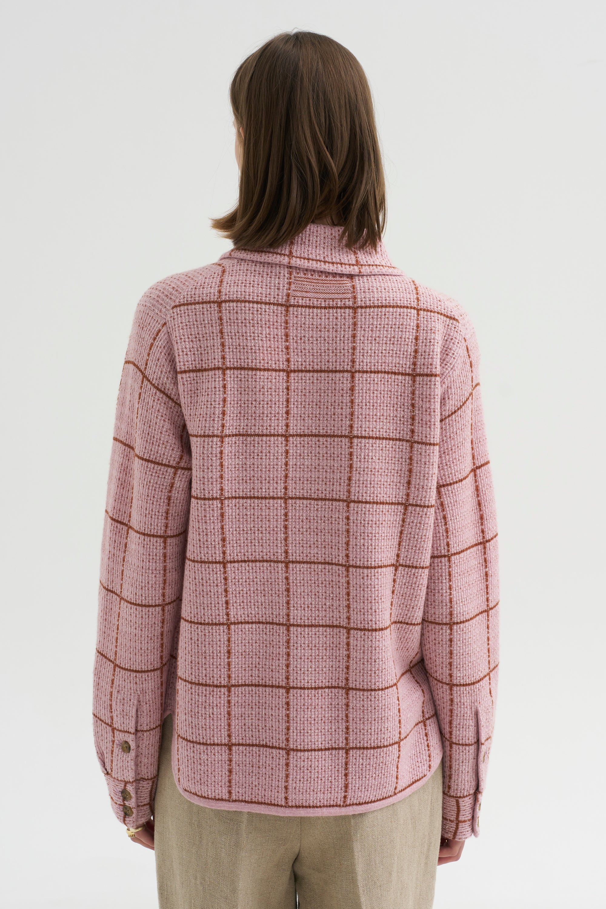 Dylan Plaid Shirt, Sprinkle &amp; Burnt Sienna