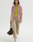 Dylan Plaid Shirt, Sprinkle & Burnt Sienna