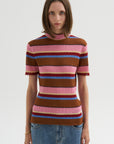 Palazzo Top, Burnt Sienna Combo