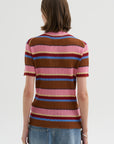 Palazzo Top, Burnt Sienna Combo