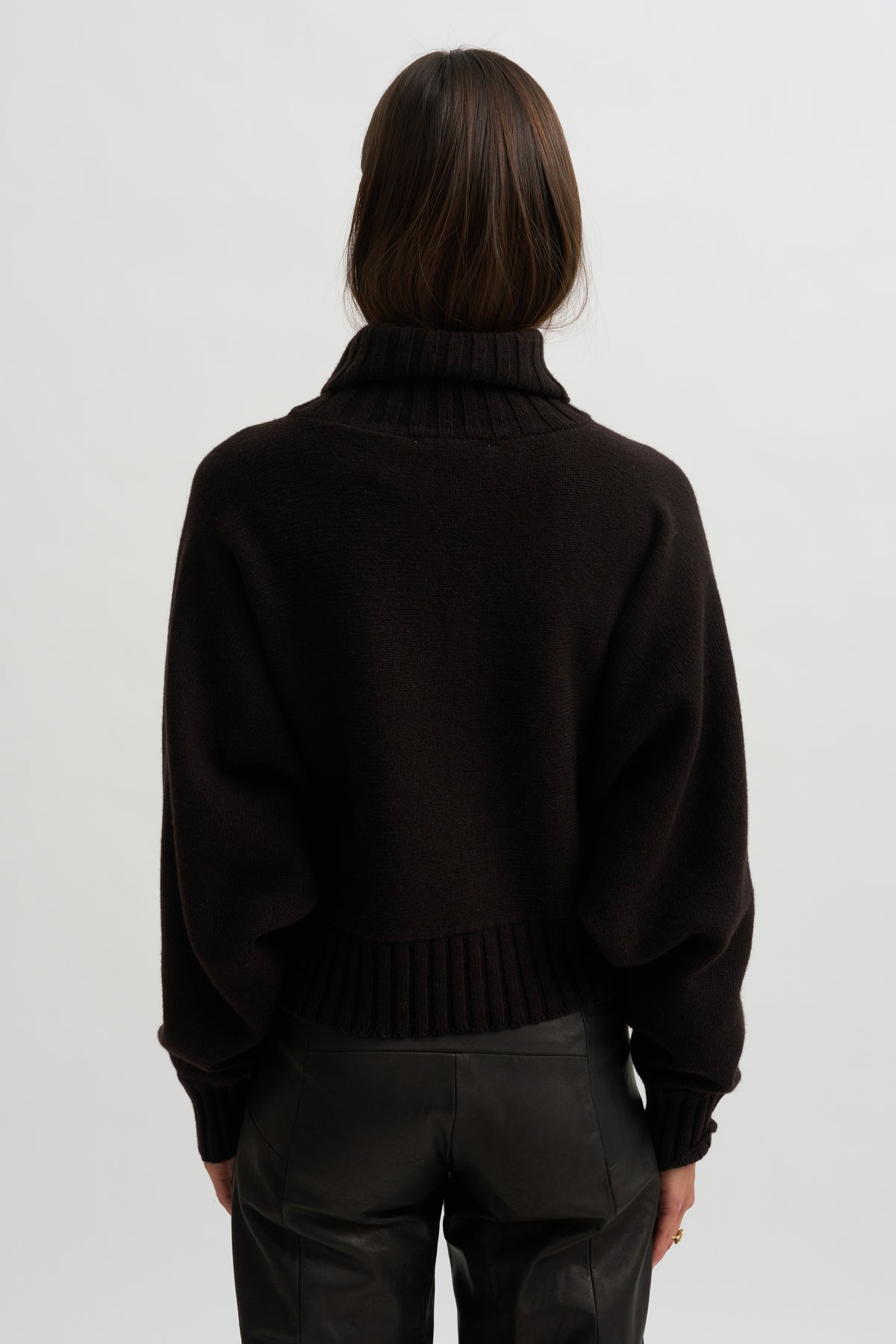 Bat Tricot Sweater, Deep Brown