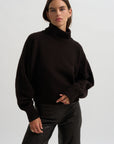 Bat Tricot Sweater, Deep Brown