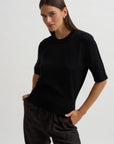 Graceful Tricot T-Shirt, Black