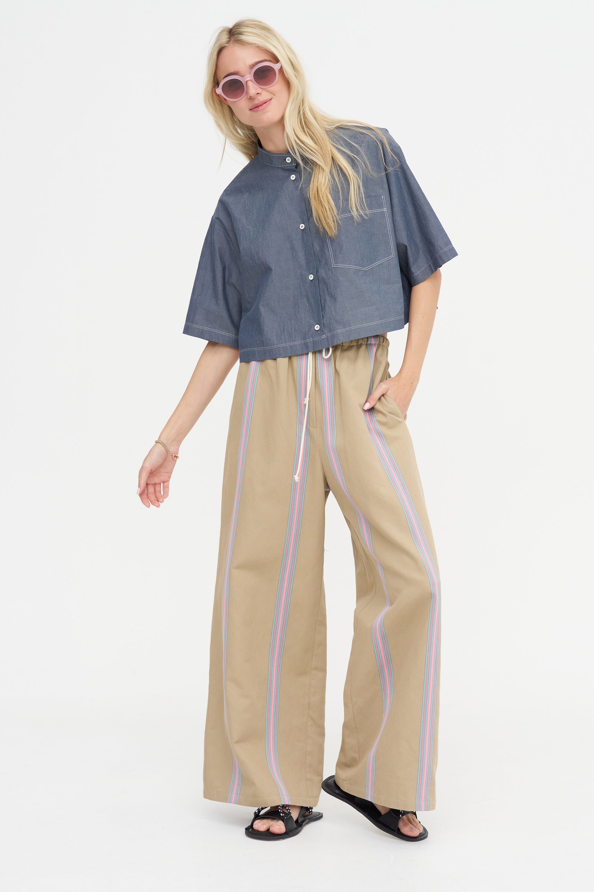 Hereux Pants, Beige