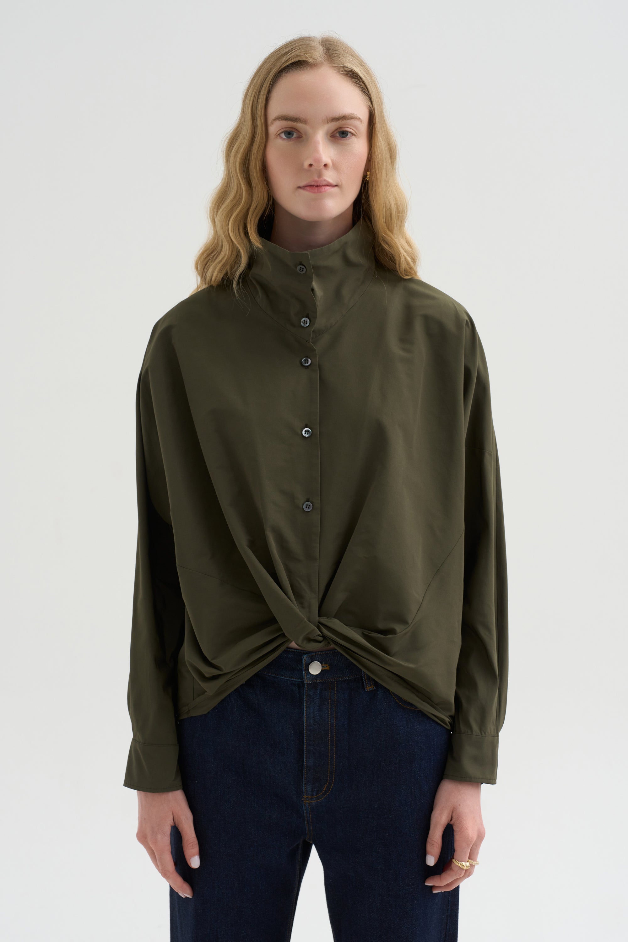 Stand Up Shirt, Military Green