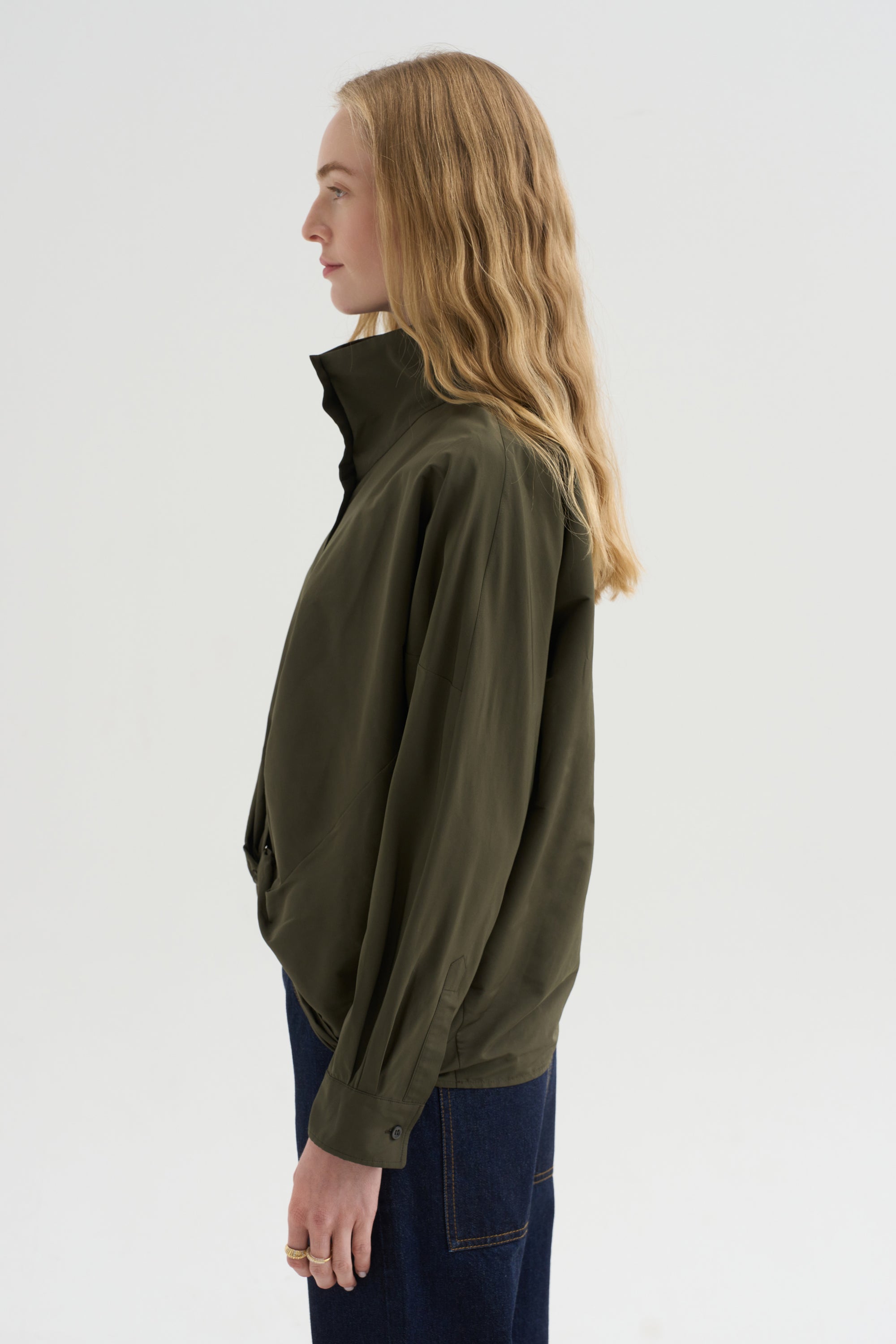 Stand Up Shirt, Military Green