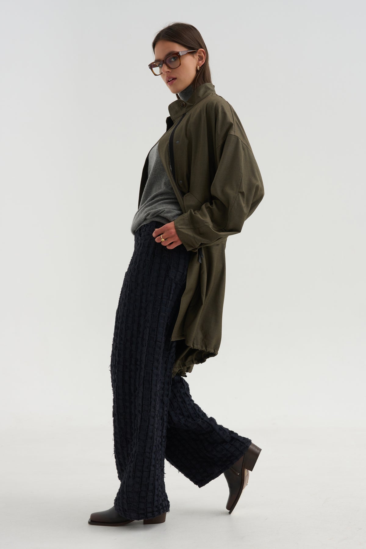 Bethany Bull Stripe, Black