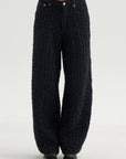 Bethany Bull Stripe, Black