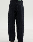 Bethany Bull Stripe, Black